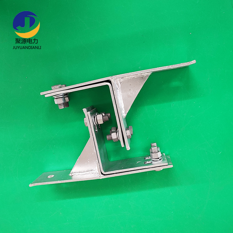 ADSS光缆直线架设紧固件 热镀锌扁铁夹具  直线线夹光缆塔用夹具