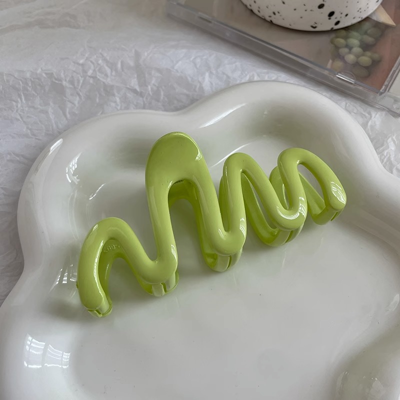 Clip de agarre de verano de gran tamaño, horquilla para el cabello en la parte posterior de la cabeza, gran cantidad de cabello femenino, tocado de clip de tiburón 2024 nueva horquilla