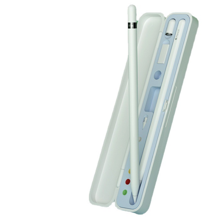 Adecuado para Apple caja de almacenamiento de lápiz Apple Generación de segunda generación pluma capacitiva pluma punta cubierta adaptador accesorios pluma caja