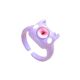 Cute Little Monster Black Cat 2024 New Style Ring Women's Dopamine Jewelry Big Eye Boy Ring Couple's Tail Ring for Men