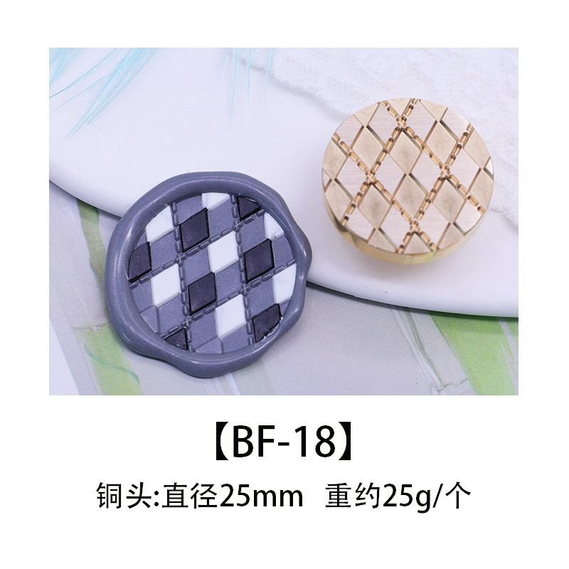 Color europeo fuego pintura sello cabeza de cobre cabeza colorido mundo sello cabeza caramelo serie DIY hecho a mano sobre cera sello