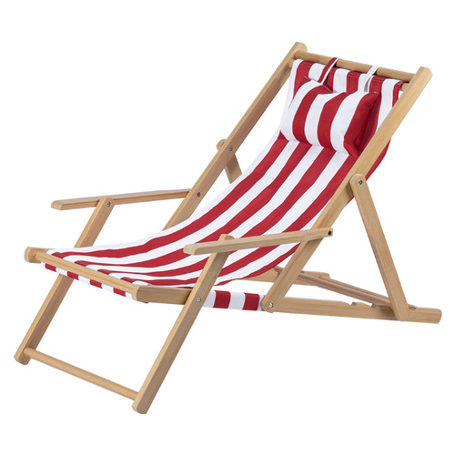 Factory direct supply for lunch break, nap, folding deck chair, backrest, lazy leisure, home comfortable cool chair, portable beach chair
