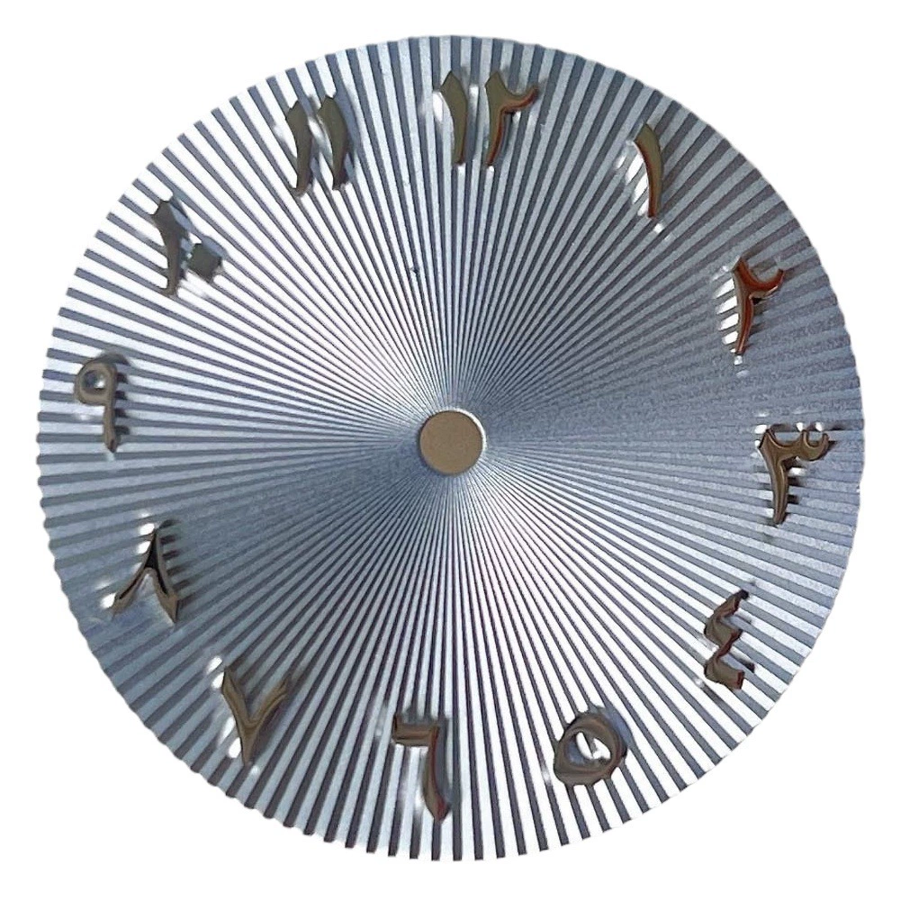 Аксессуары для часов 28,5 мм Циферблат Римский гвоздь Вертикальная модификация поверхности зерна Япония NH35NH36 автоматический механизм