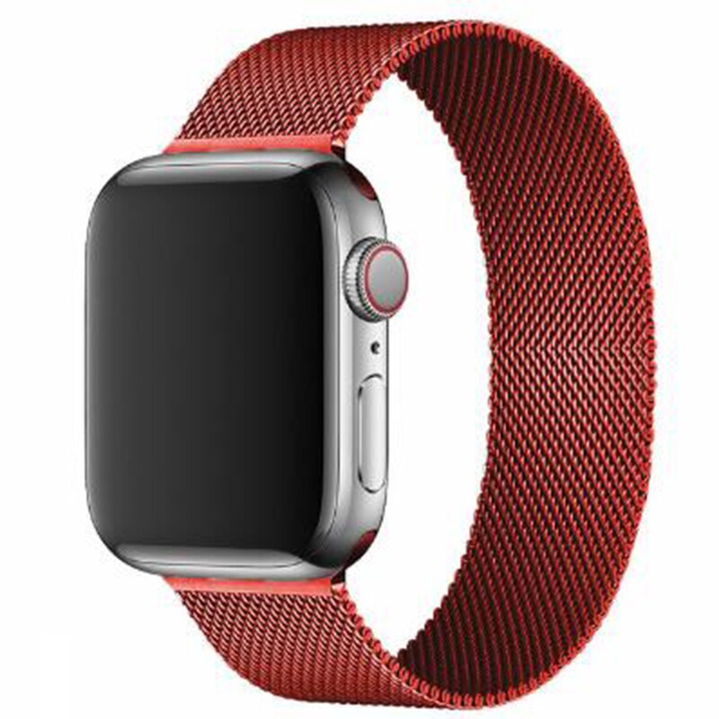Apple S10 時計ストラップミラネーゼ applewatch9/8/7 メタル時計ストラップ磁気超 2 スチールストラップに適しています。|undefined