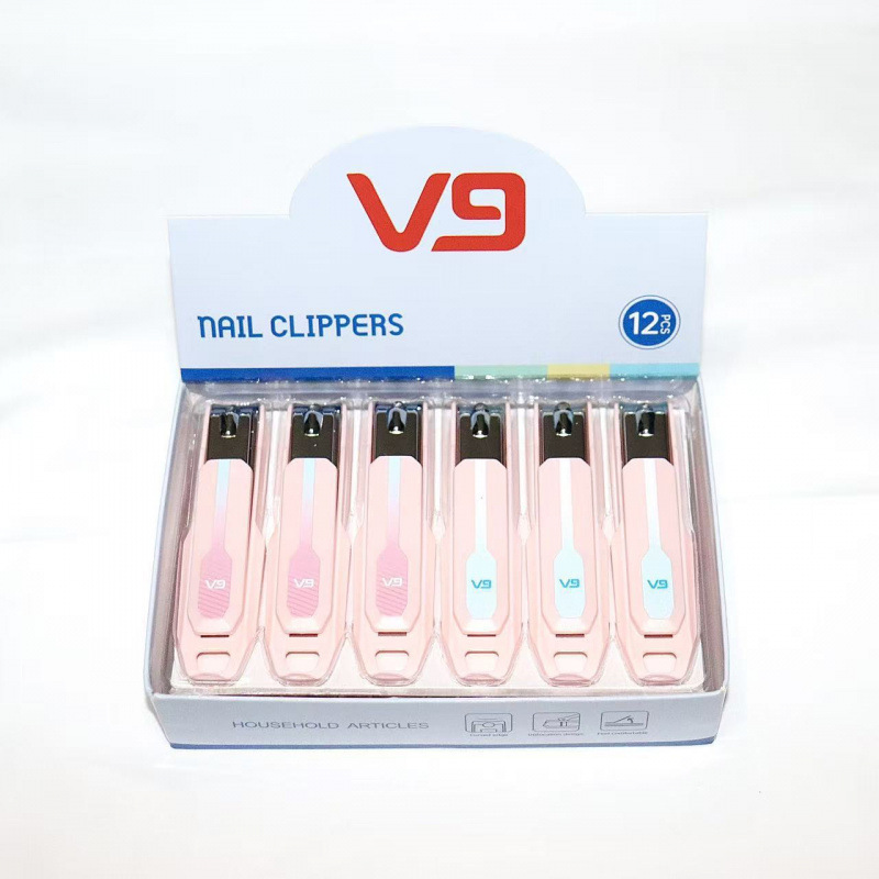 Jinda V9 Large Size V843 Anti-Splash Nail Clipper with Suction Card Packaging for Home Use, Portable High-End Nail Cutter