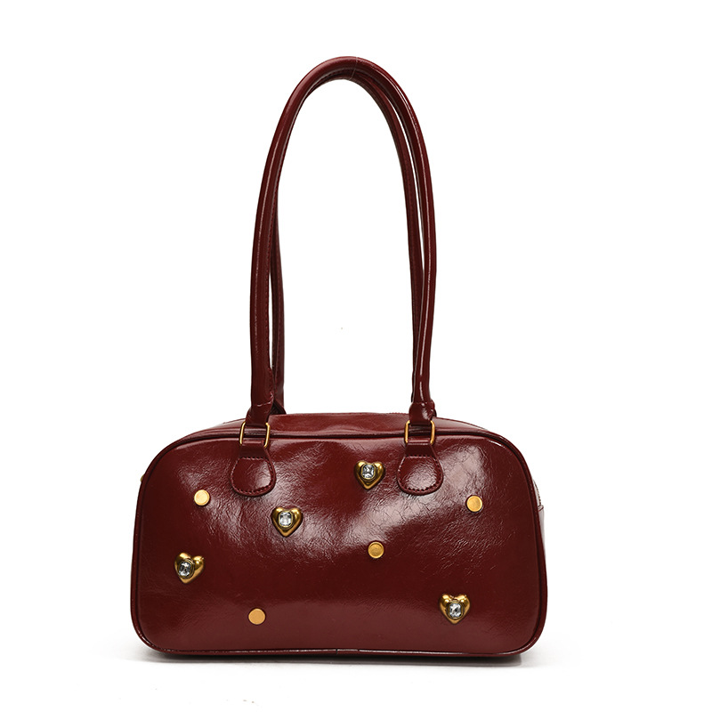 Bolsos transfronterizos de nuevo estilo para mujer Bolsos de almohada de alta gama de moda simple urbana Bolsos de hombro de todo fósforo diario para mujer