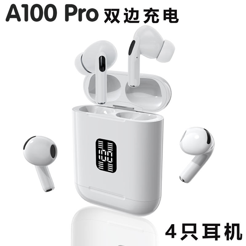 A100Pro Cross-Border Two Pairs of Headphones Bilateral Charging In-Ear Bluetooth Headphones Earbuds Wireless Headphones Tws Headphones