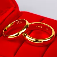 Популярное вьетнамское золотое кольцо с песком 6666 от производителя, для мужчин и женщин, прямые продажи от Yizi Ring Knot.
