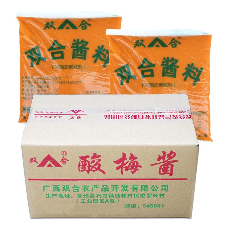 Набор из 4,5 кг соусов: острый соус Double Hezao, приправа для горячего блюда с сочетанием остроты и кислоты, соус для барбекю, приправа для рисовых рулетов, приправы.