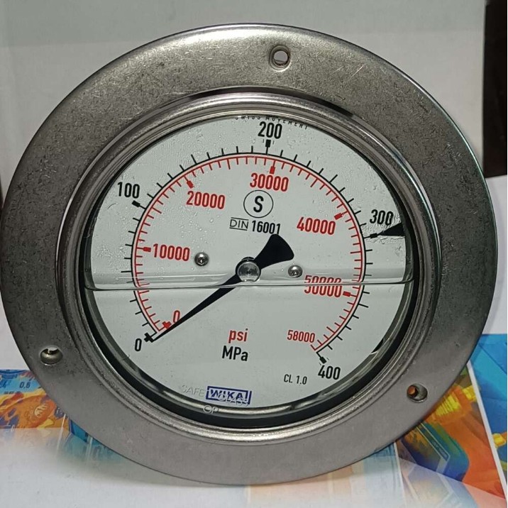 威卡WIKA PG23HP-P.100工业水射流切割水清洗设备超高压压力表