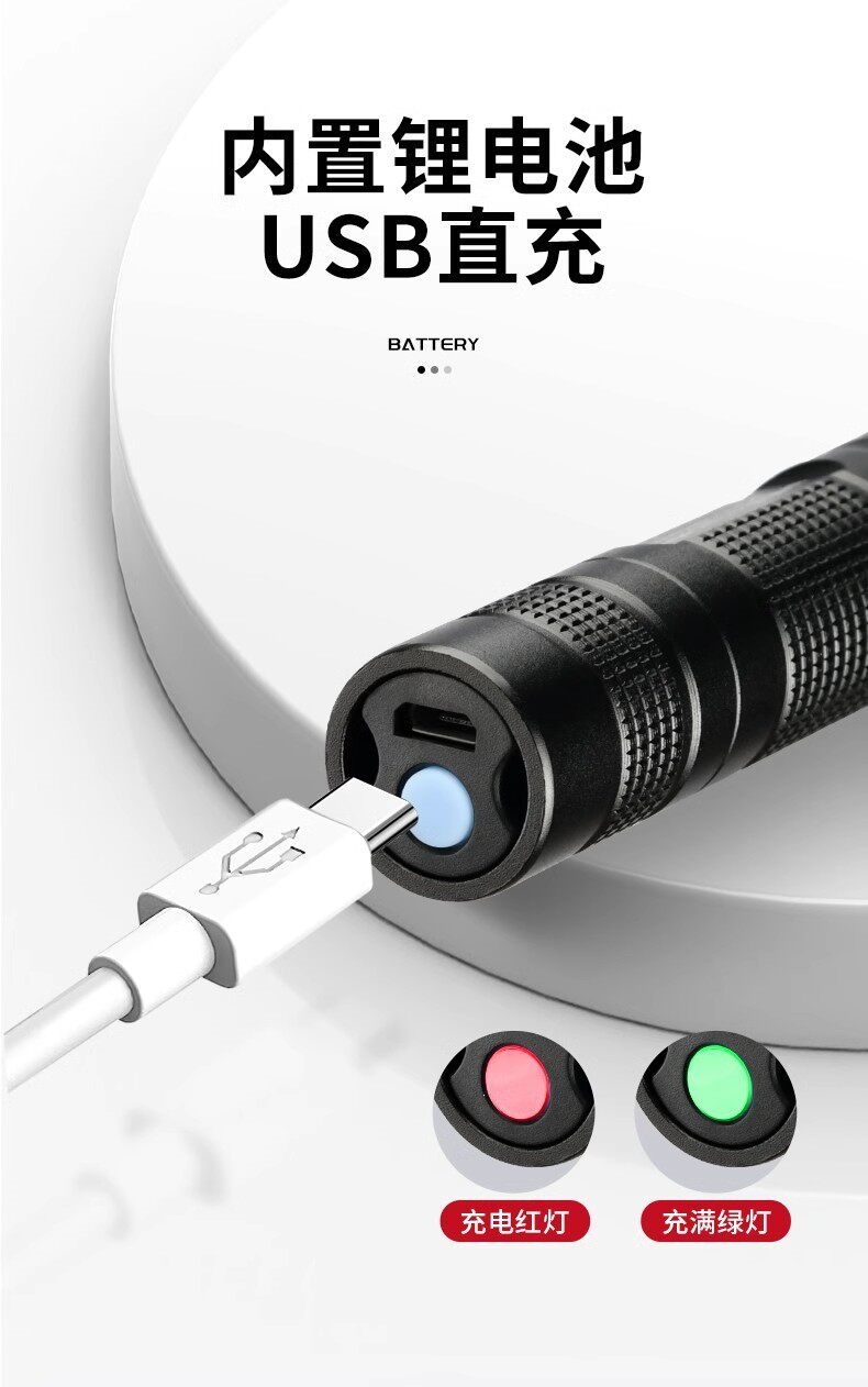 365nm UV Anti-Counterfeiting Blue Light Flashlight for Fluorescent Detection and Acceptance of Boards