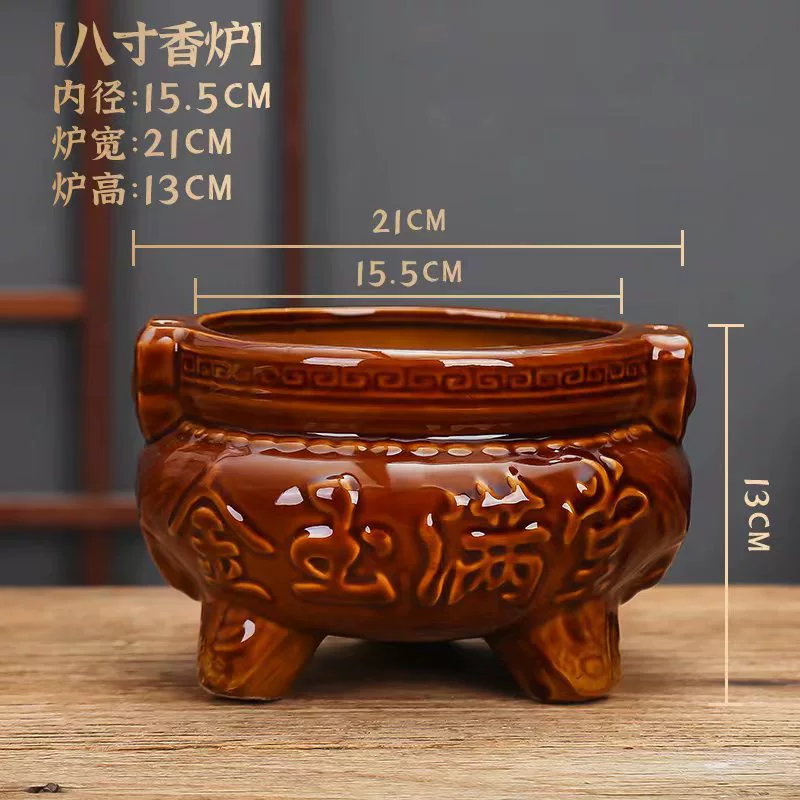 Домашний керамический держатель благовоний на улице ароматерапевтическая чаша, благовония вставляются, домашний ароматизационный магазин компания обжаренного благовония furnace тройной подошвенной держатель благовоний