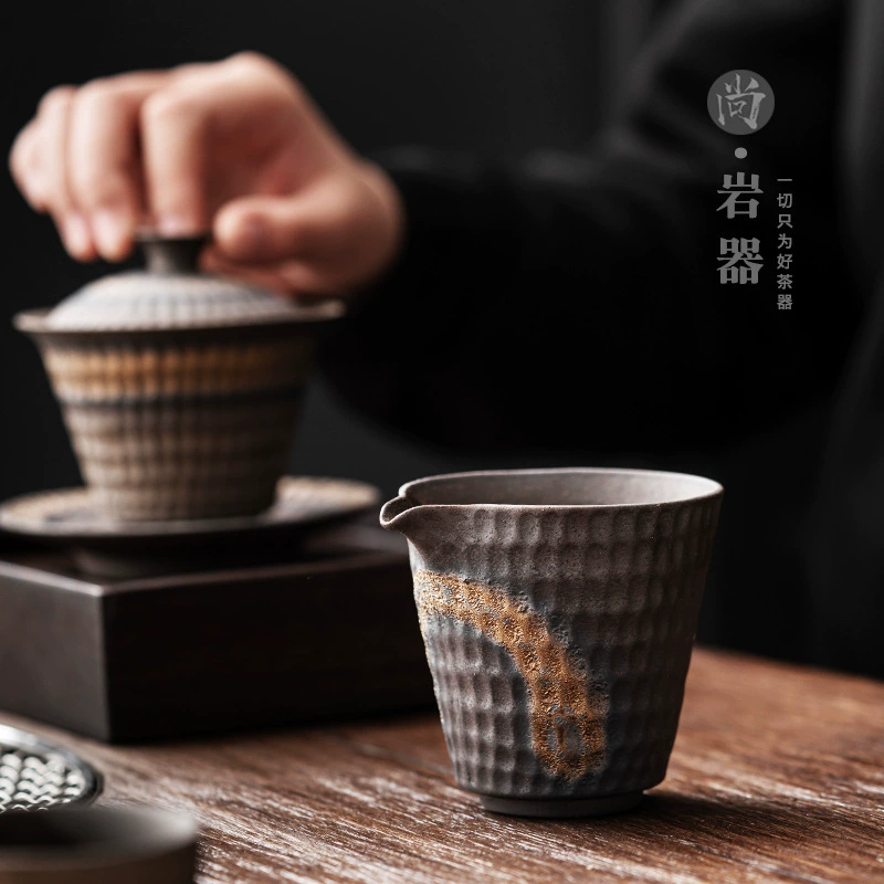 Retro ceramic tea cup for home use, tea set, wholesale