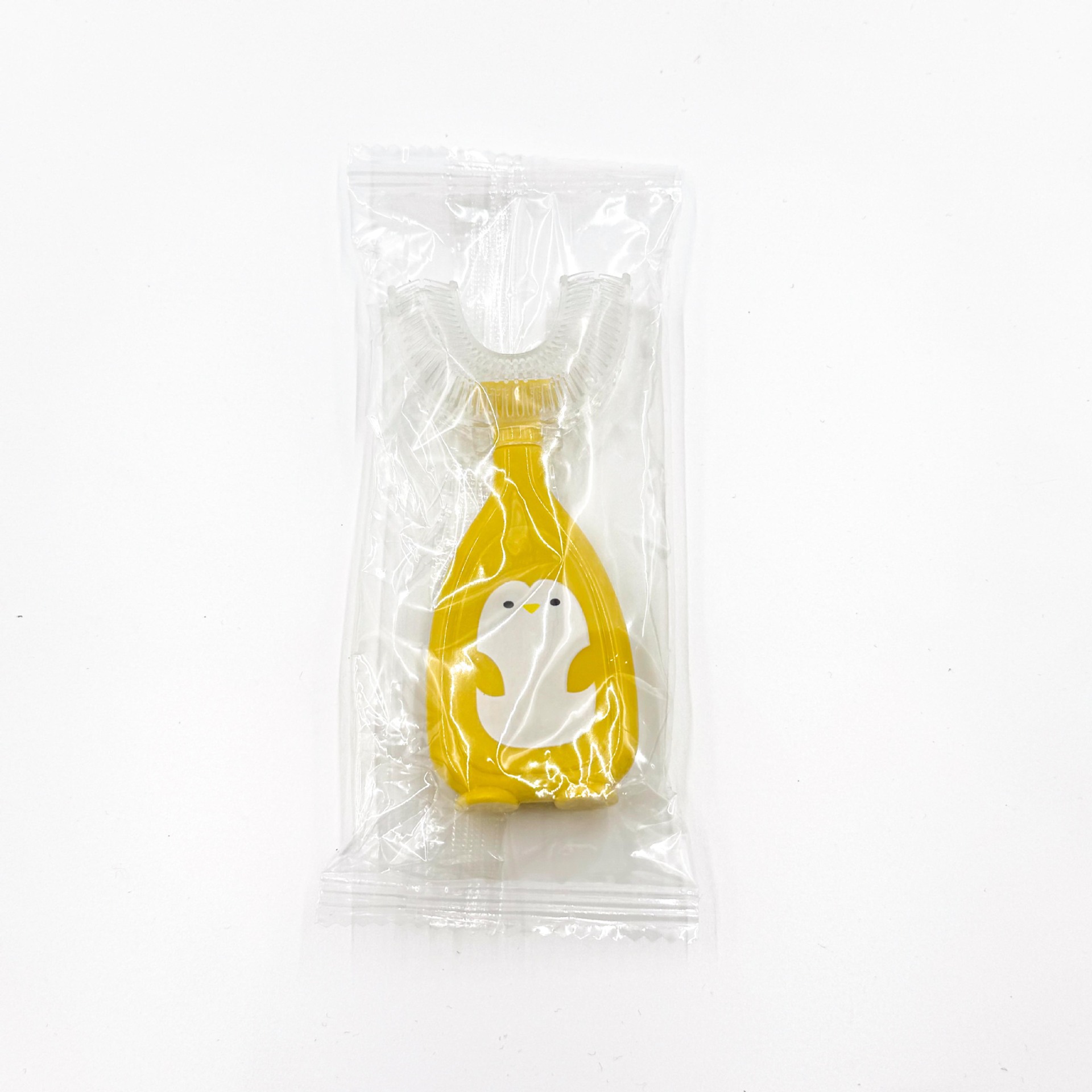 Nuevo cepillo de dientes en forma de U para niños, cepillo de dientes de silicona con cerdas suaves, herramienta de limpieza bucal para bebés, cepillo de dientes de sujeción oral, venta al por mayor.