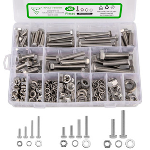 �羳260pcs������˨����ĸ�M���׼�304���P��ݽz���b�o�̼����b