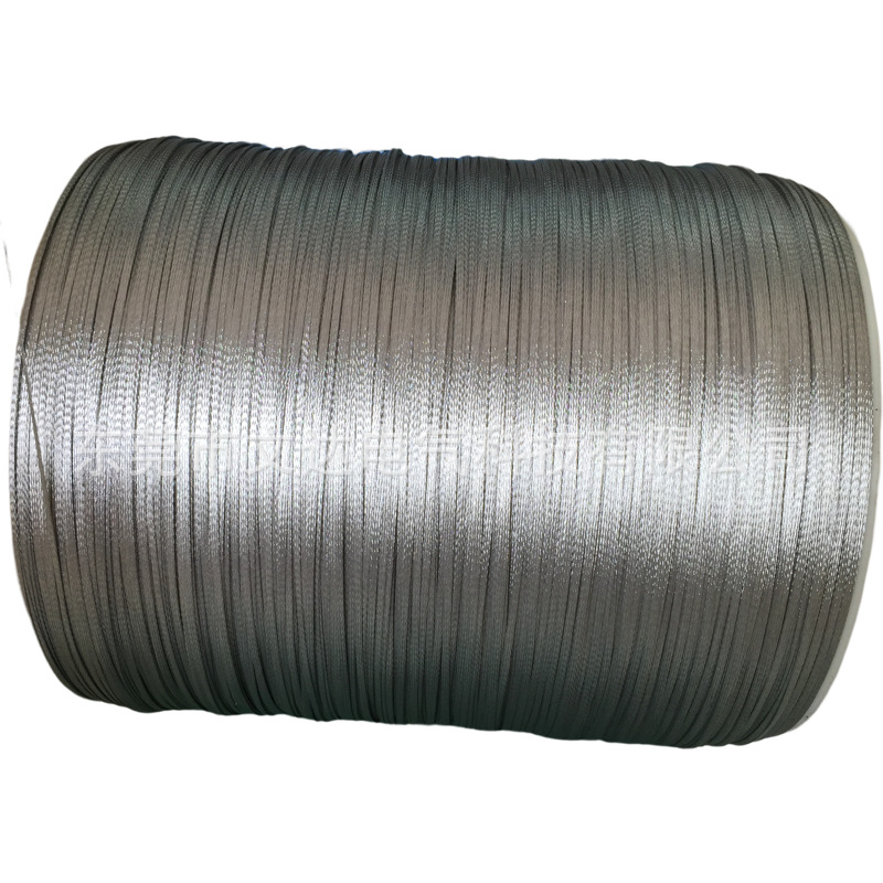 镀银铜高密度编织线 斜纹交叉混编屏蔽信号网 抗干扰不锈钢编织