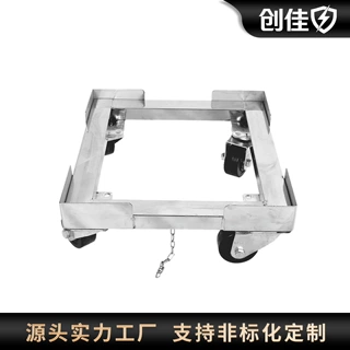创佳厂家定制不锈钢移动推车工业设备防静电运转车超强承重乌龟车