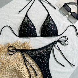 比基尼;三件套泳装