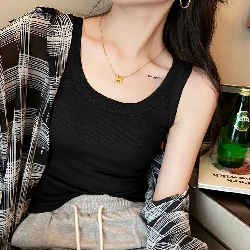 Base tank top, universal elastic brand protective underware, lifting effect, for plus size ladies