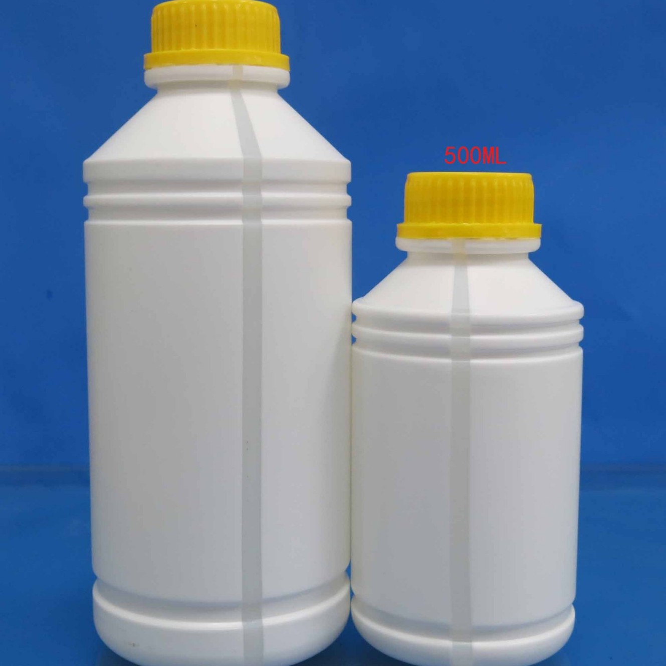 500ML带透明色线化工防盗盖墨水瓶碳粉瓶食品精油瓶液体肥料瓶