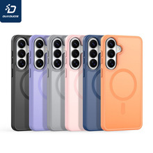 适用于三星S25Ultra磁吸手机壳 S25Plus简约磨砂透明肤感后壳批发