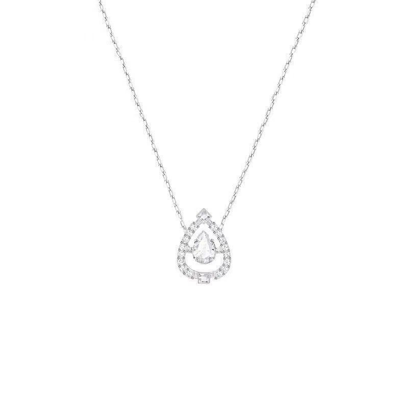 Shijia ネックレスペアバージョン悪魔の目ネックレススワロフスキーネックレス要素スマート白鳥鎖骨チェーンペンダント卸売|undefined