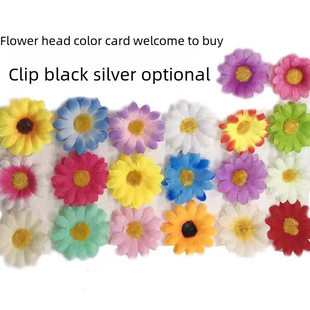 Small hairgrip solar-powered for party, artificial flowers, hair accessory, direct factory sales