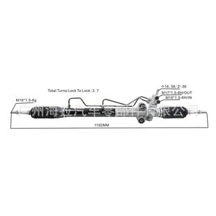 Applicable to MItsubishi Pajero V73 2000-steering gear MR374892 MR554233