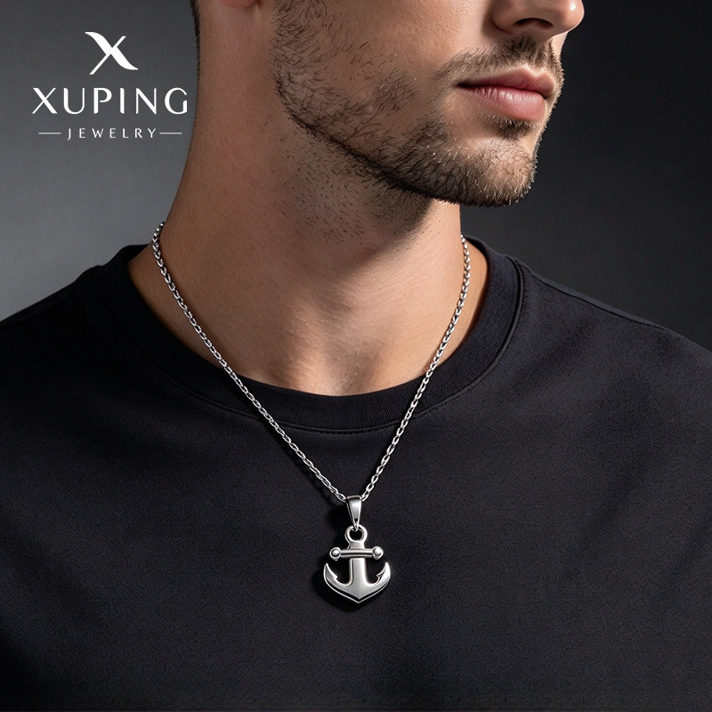 Dije de Ancla para Hombre de Aleación Galvanizado image 1