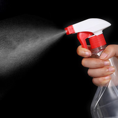 Simple square 28 caliber gun with hand-coupled plastic spray nozzle, alcohol bottle spray nozzle