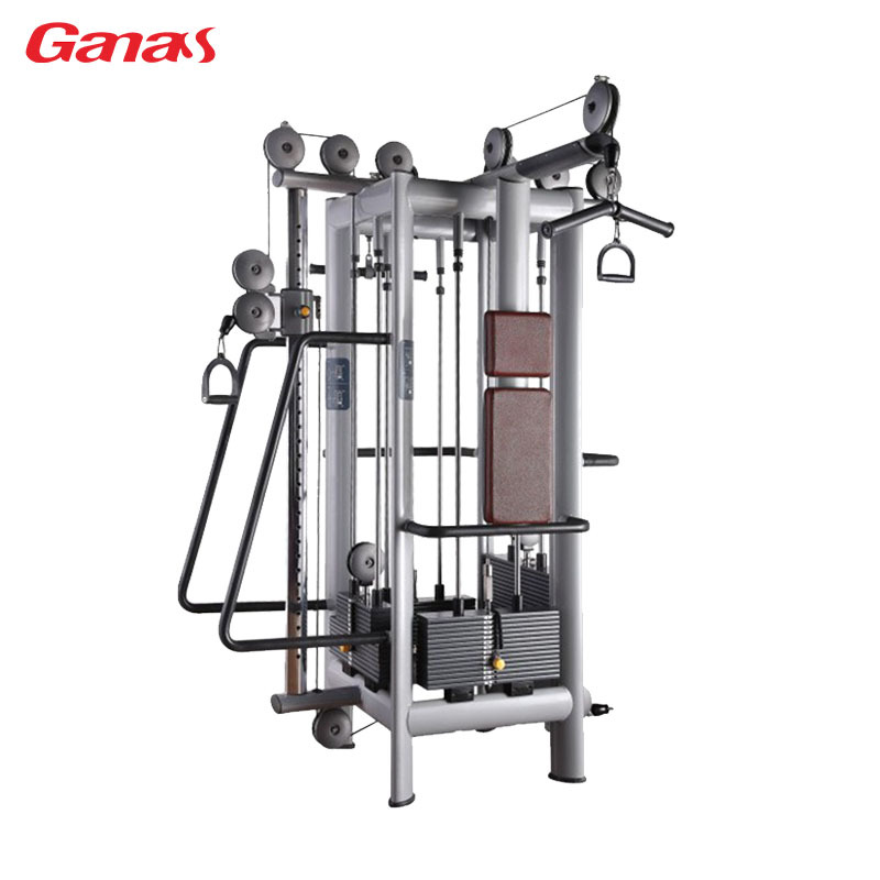 Equipo de entrenamiento multifuncional comercial de gama completa, unidades de equipo de fitness, conjunto completo de equipos de fuerza y fitness aeróbico para gimnasios