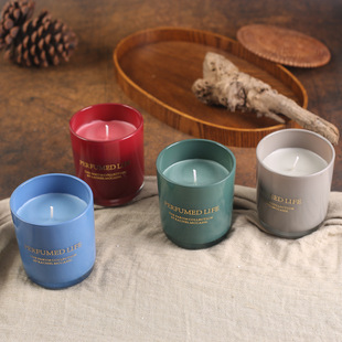 Ins European-style aromatherapy candle cup handmade simple fragrance soy wax air freshener aromatherapy candle wholesale