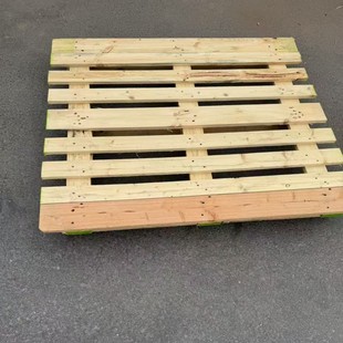 Ningbo Cixi Yuyao Cp4 Wooden Pallet Pine Wood Pallet Solid Wood Four-Sided Fork Logistics Warehouse Stacking Pallet