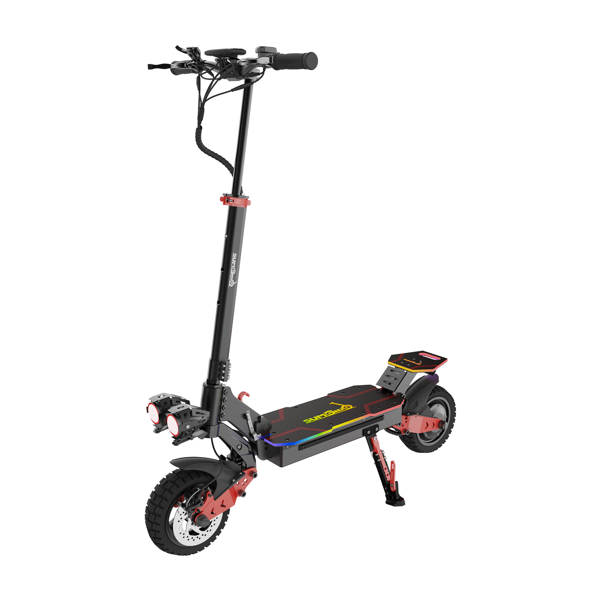 New adult foldable electric scooter with high power, long battery life, portable mini two-wheeled electric vehicle