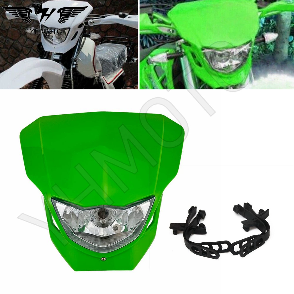 Головные фары для эндуро подходят для Kawasaki KX450F KLX110 KX250 KLX230R KLX150BF