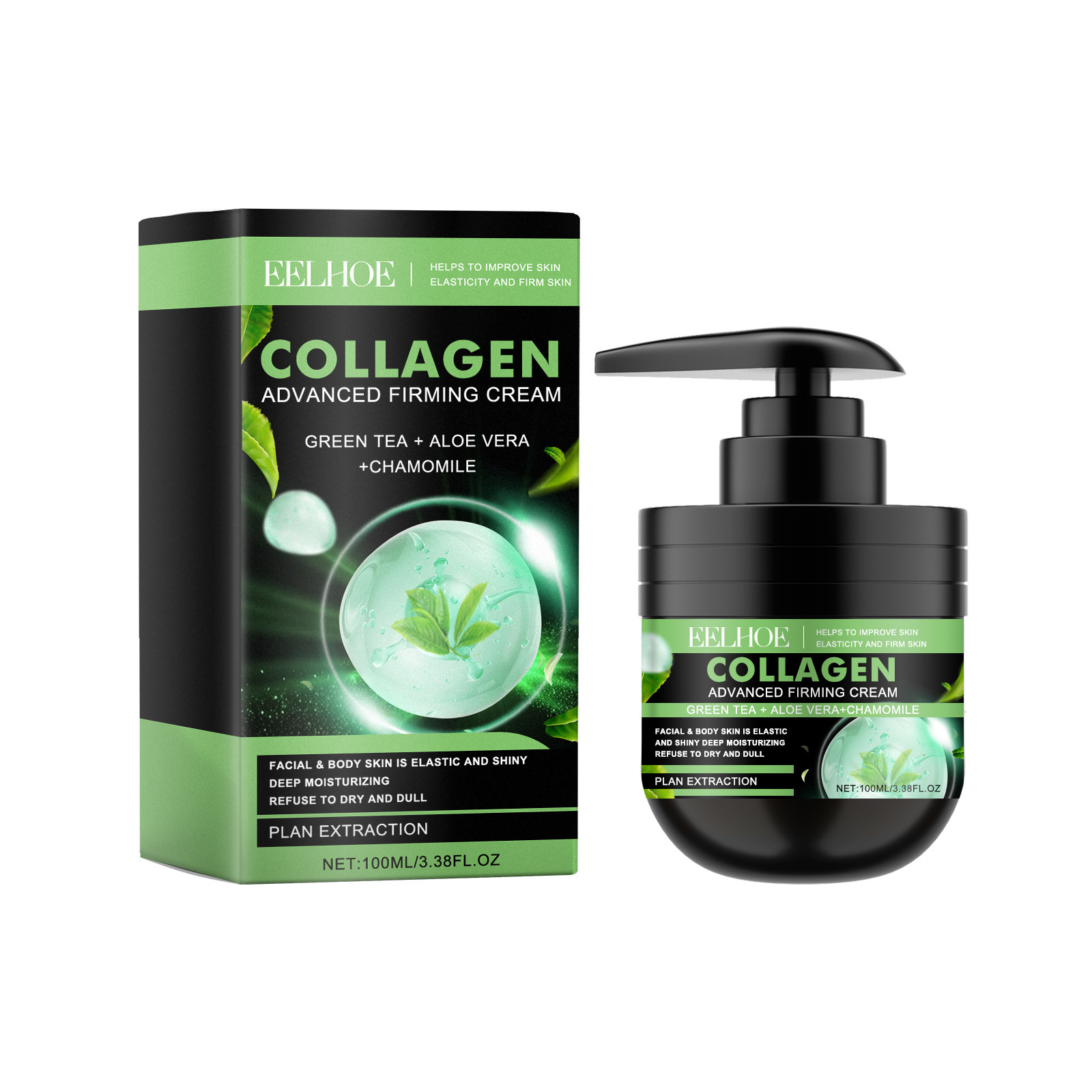 EELHOE Collagen Firming Body Cream Befeuchtet den gesamten Körper, verbessert Trockenheit, Rauheit, Weichheit, Glätte und_voghion.com