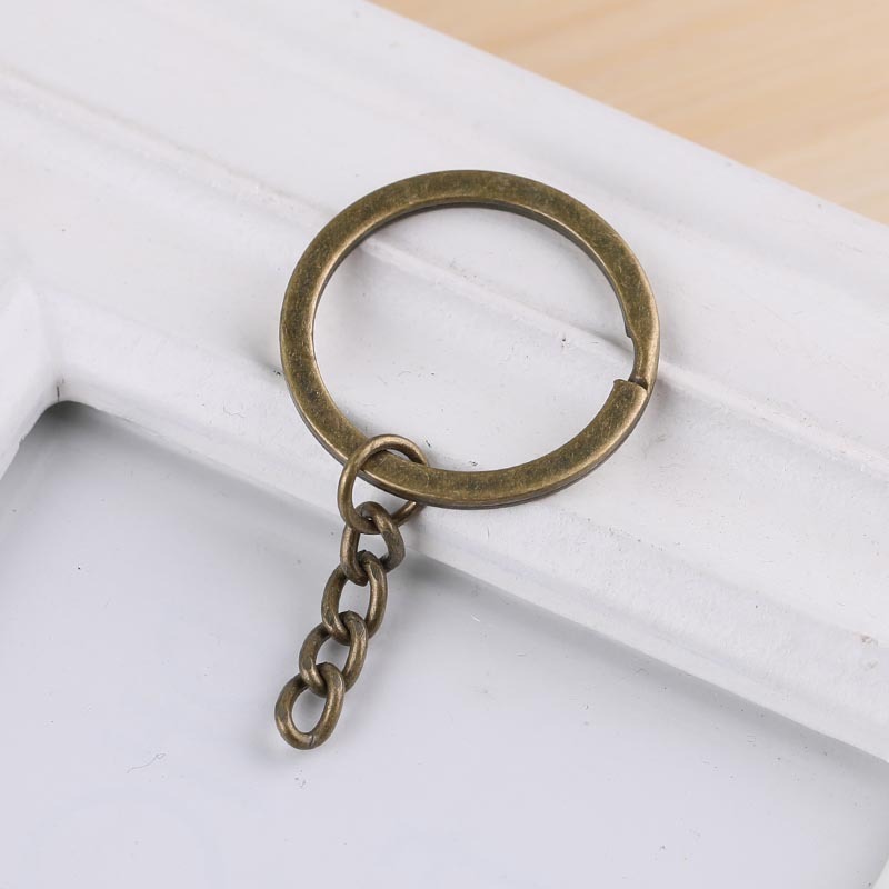 Diyアクセサリーアクセサリー30mmキーホルダーペンダントペンダントペンダントメタルキーホルダー4本チェーン付き|undefined