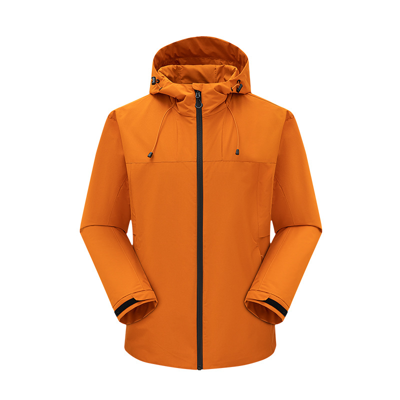 Luo Tuo's Same Style Spring and Autumn New Lightweight Single-Layer Windbreaker Jacket, Unisex Outdoor Waterproof and Windproof Coat