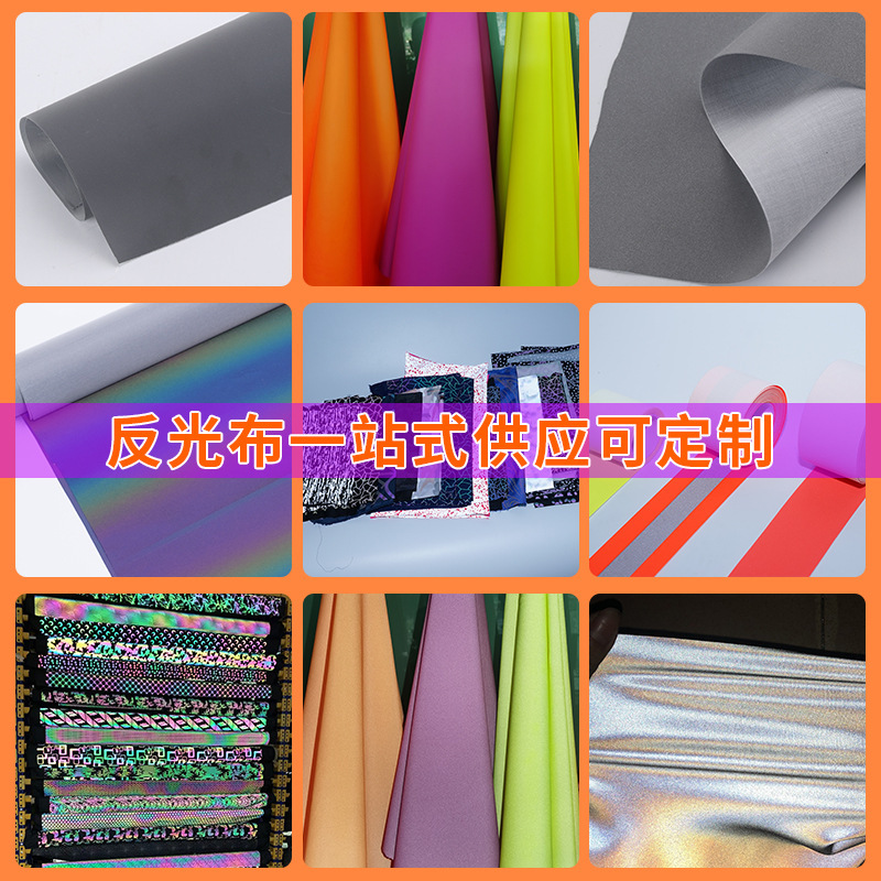 Reflective Clothing, Reflective Fabric, High-Visibility Reflective Material for Night Use, Warning Reflective Fabric, Safety Protection, Luminous Fabric