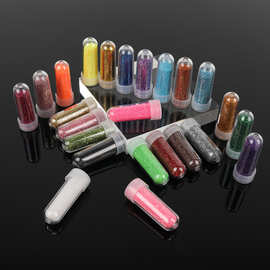 金葱粉亮片闪粉网红爆款试管瓶装24色抖音热卖美甲饰品装饰批发