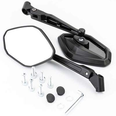Suitable for Honda Ns150Gx Rearview Mirror Carbon Fiber Nwg150 Electric Vehicle Reversing Mirror Modification Universal (Motorcycle rearview mirror) - 471-rearview-mirror