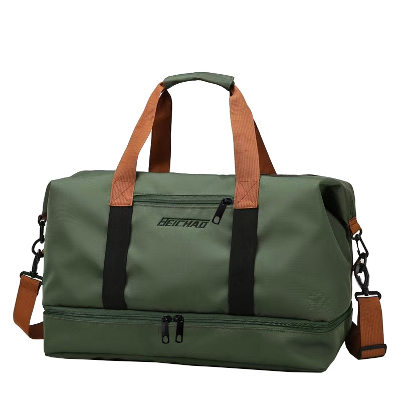 Bolso de Viaje de Gran Capacidad de Tela Oxford y Nylon Impermeable y Resistente al Desgaste para Viajes Cortos