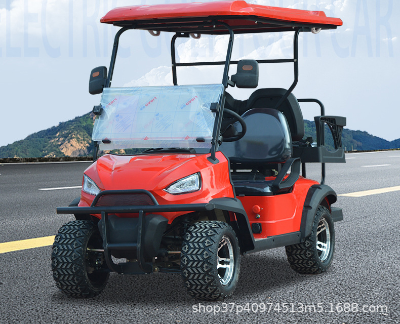 Electric Golf Cart Golf Course Scenic Resort Hotel Shuttle Bus 2-4-6 Seats Sightseeing Tour Bus Viewing Room