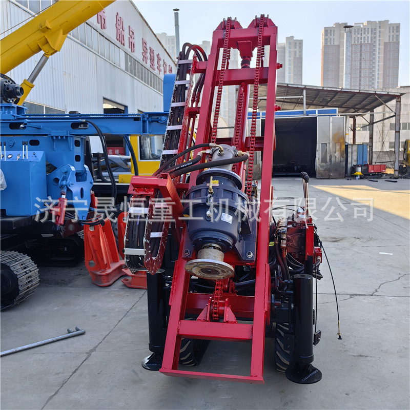 履带式潜孔钻机 光伏打桩机 岩石矿山打孔机 小型螺旋地钉护坡钻