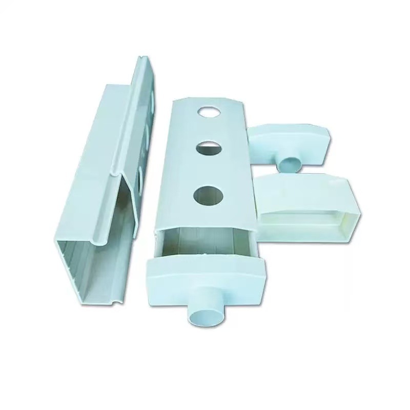 invernadero tanque hidropónico sin suelo tubo de cultivo cubierta abierta tubería hidropónica de plástico PVC tubo cuadrado tanque de plantación hidropónica image 7