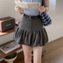 高腰新款2026白色伞裙