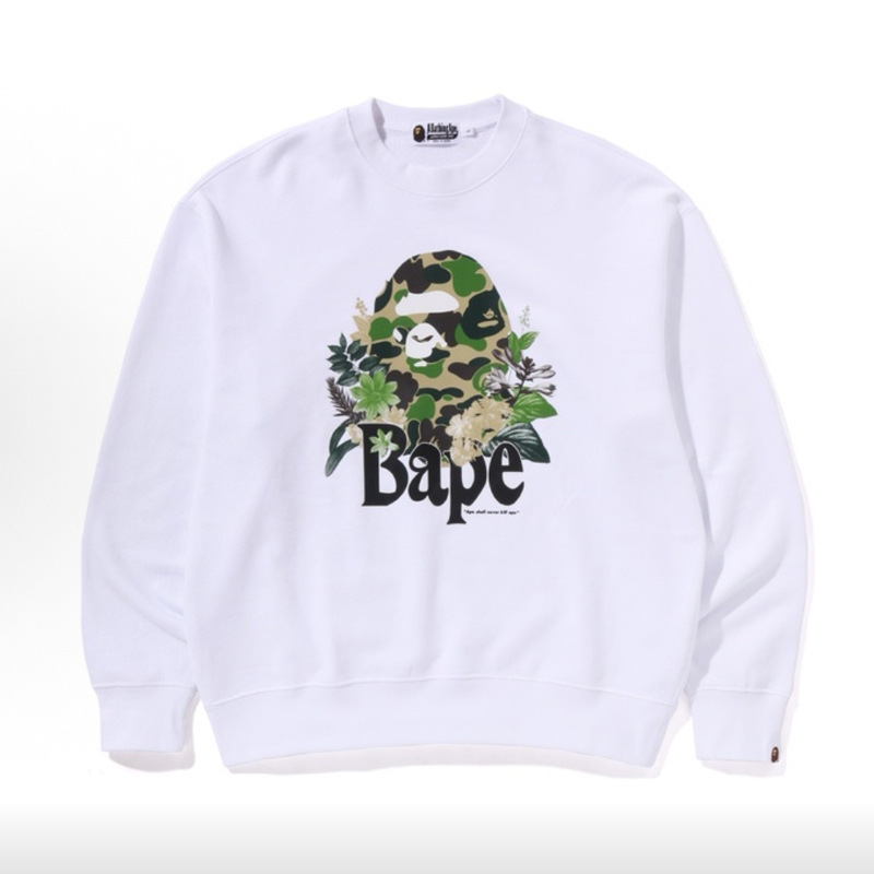 Cross-Border Supply Export Wholesale Trendy Brand Bape Ape Head Autumn and Winter Round Neck Sweatshirt Shark Top Jacket 15