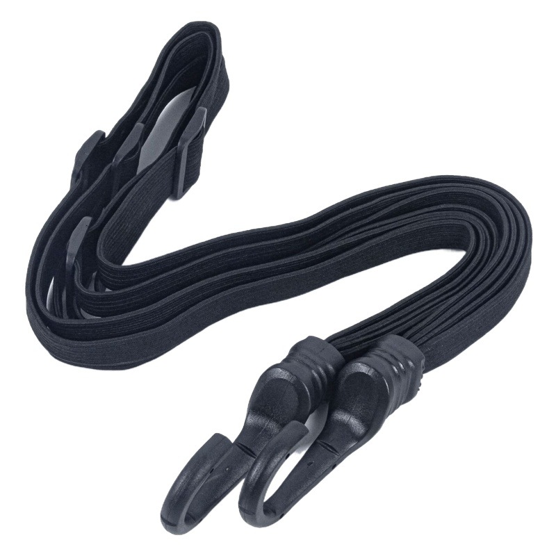 Alta elástico equipaje vinculante cuerda tendón de carne cuerda elástica con gancho motocicleta casco tronco cinturón de fijación