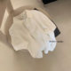 WGWE Simple Design Sense Elegant Casual POLO Collar Short-sleeved T-shirt Women's Early Spring New All-match Top W3619