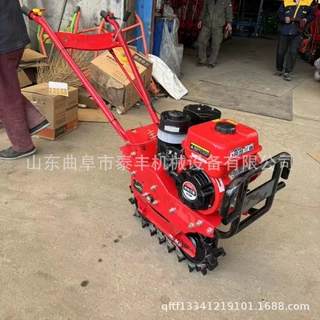 小型农用除草机 汽油柴油自走式翻土微耕机 小红牛施肥开沟一体机